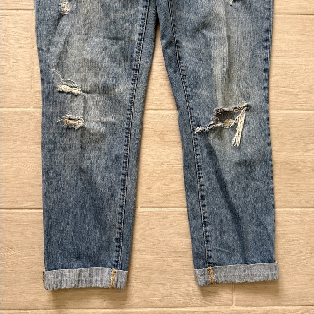 GAP Women's Distressed Sexy Boyfriend Fit Jeans‎ - Blue - Picture 4 of 4